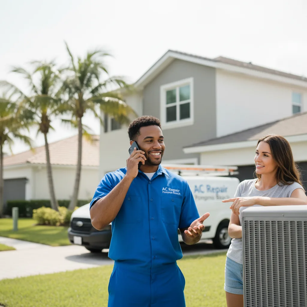 AC Repair Pompano Beach customer support in Burgin
